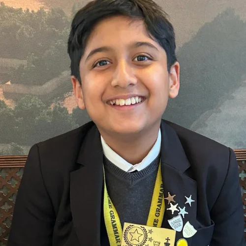 Portrait of Mikaeel, a ChessWize student